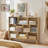 10 Cube Bookshelf,3 Tier Modern Wide Bookcase With Legs,Mid-Century Wood Bookshelves Storage，Retro Large Book Case,Freestanding Organizer Display Shelf For Bedroom,Living Room,Office-2127432904-2127432908