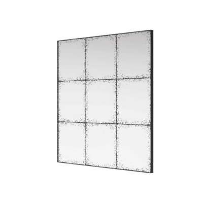 Miroir carré carré polyvalent pour la décoration intérieure Idéal pour les chambres à coucher, les salons, les salles à manger, les foyers, les foyers et plus encore