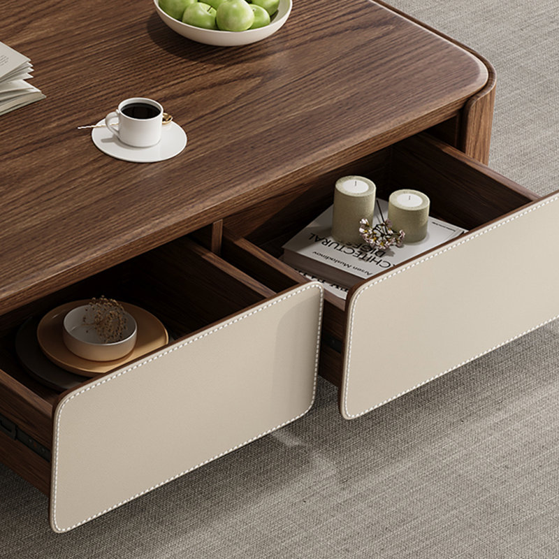 Modern Simple Coffee Table, 13.78" H x 47.24" L x 27.56" W