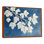«White Frosted Leaves Branches II», art mural feuilles pour le salon