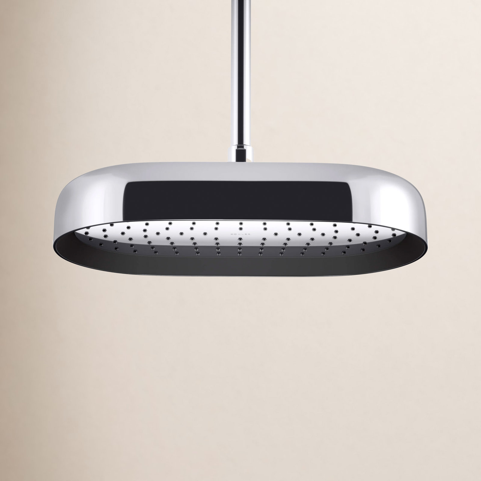 Statement 14" 2.5 GPM Oblong Rainhead, Polished Chrome
