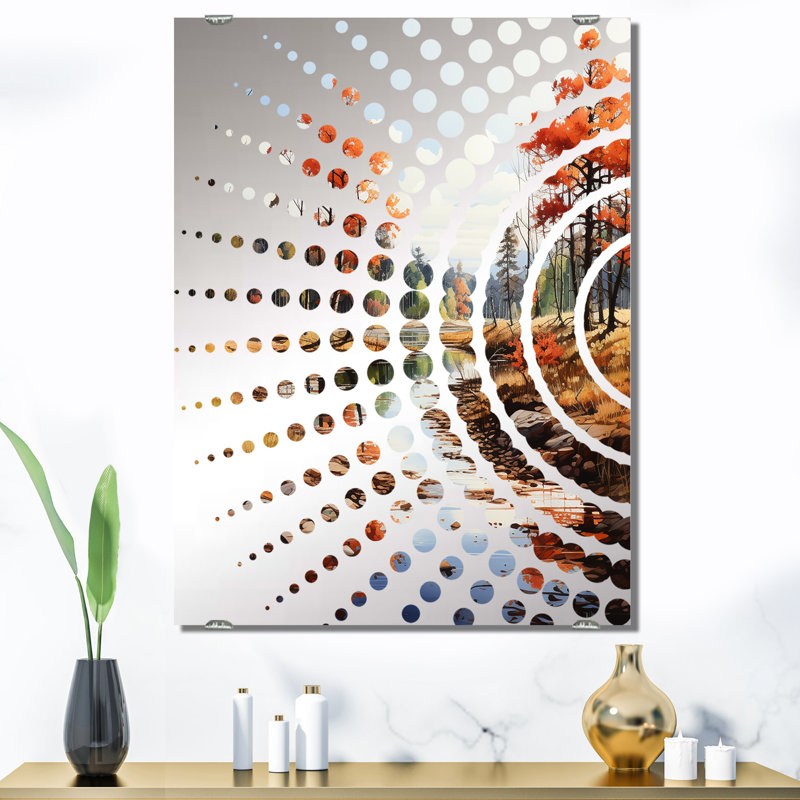 Llaguno - Miroirs muraux décoratifs Forest River, 40 po x 30 po