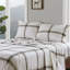 Drap-housse 100% coton flanelle brun clair 3 pièces brossé pour une sensation douce et confortable