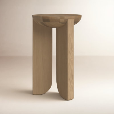 Satine Solid Wood End Table