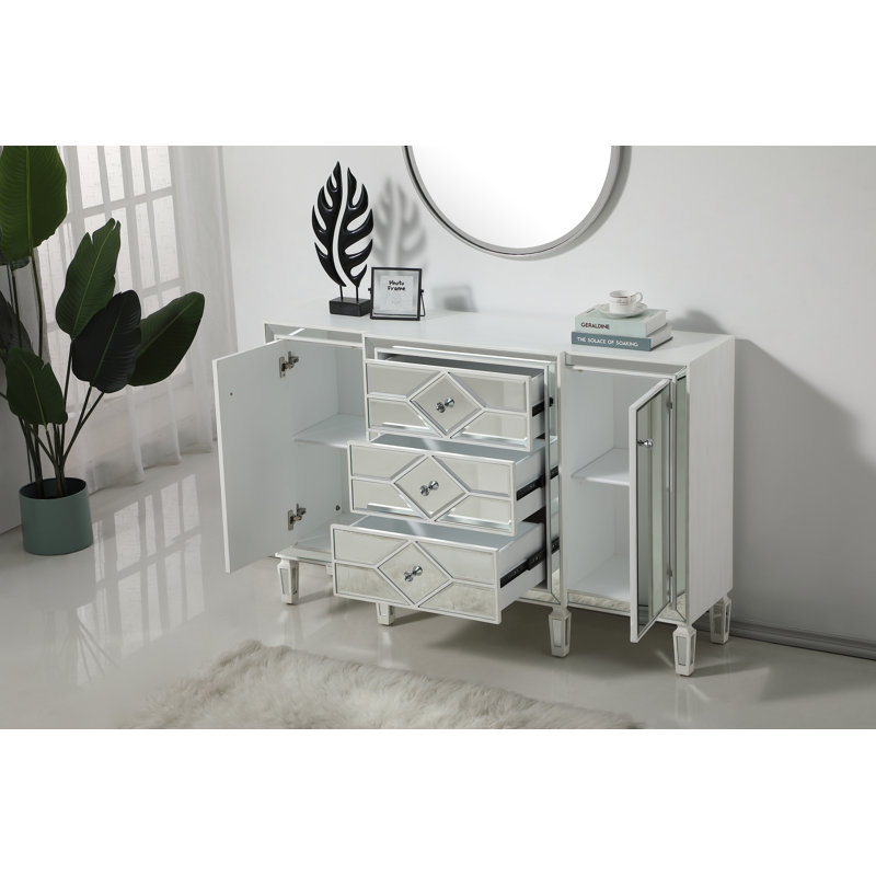 Bashaw Accent Cabinet, Antique White