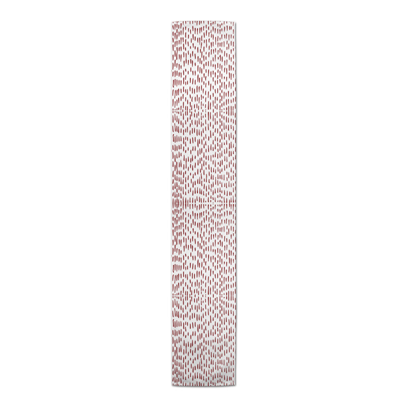 Adylee Rectangle Polyester Table Runner, 90" x 16", Green