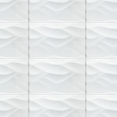 More Natur Matte 10" X 16" Ceramic 3D Look Wall Tile