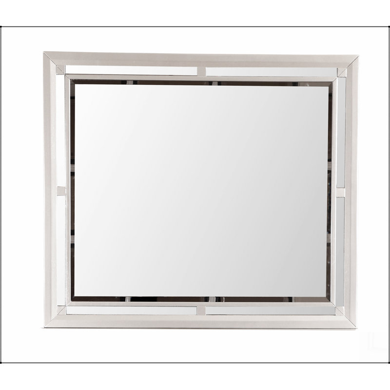 Miroir Glana Furniture Alana G6800-M, champagne argenté