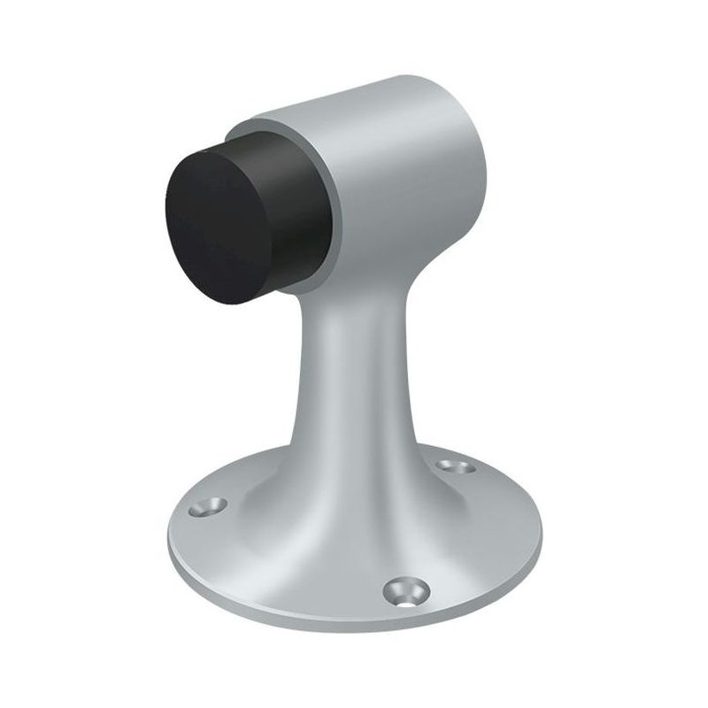 Door Stop, Brushed Chrome