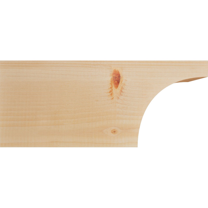 Queue de chevron lisse Huntington, Sapin de Douglas, 8"H x 3 1/2"W x 18"L