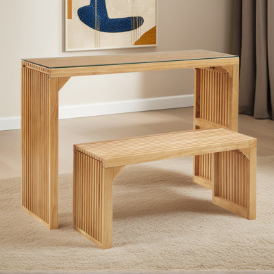 Person Wood Double  Pedestal Dining Set