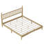 Lit plateforme en bois avec tête de lit en forme de gourde rétro-1095556678-1095556682