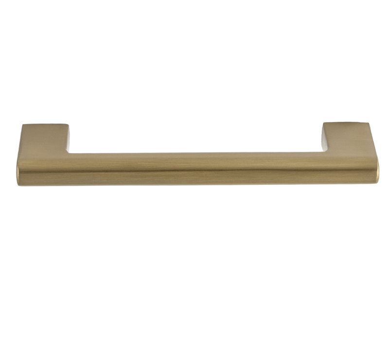 Vail 4" Satin Brass Bar Pull, Satin Brass, 4"