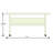 Training Rectangle Flip Top Training Table with Casters and Modesty Panel and Cable Management-48571102