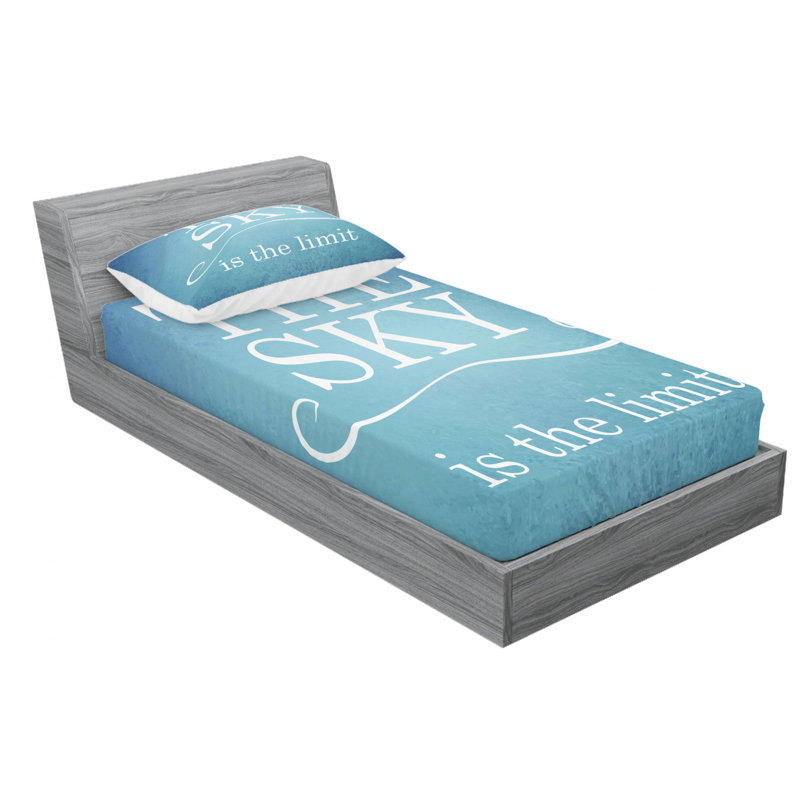 Microfiber Sheet Set, Twin Sheet Set with Fitted Sheet