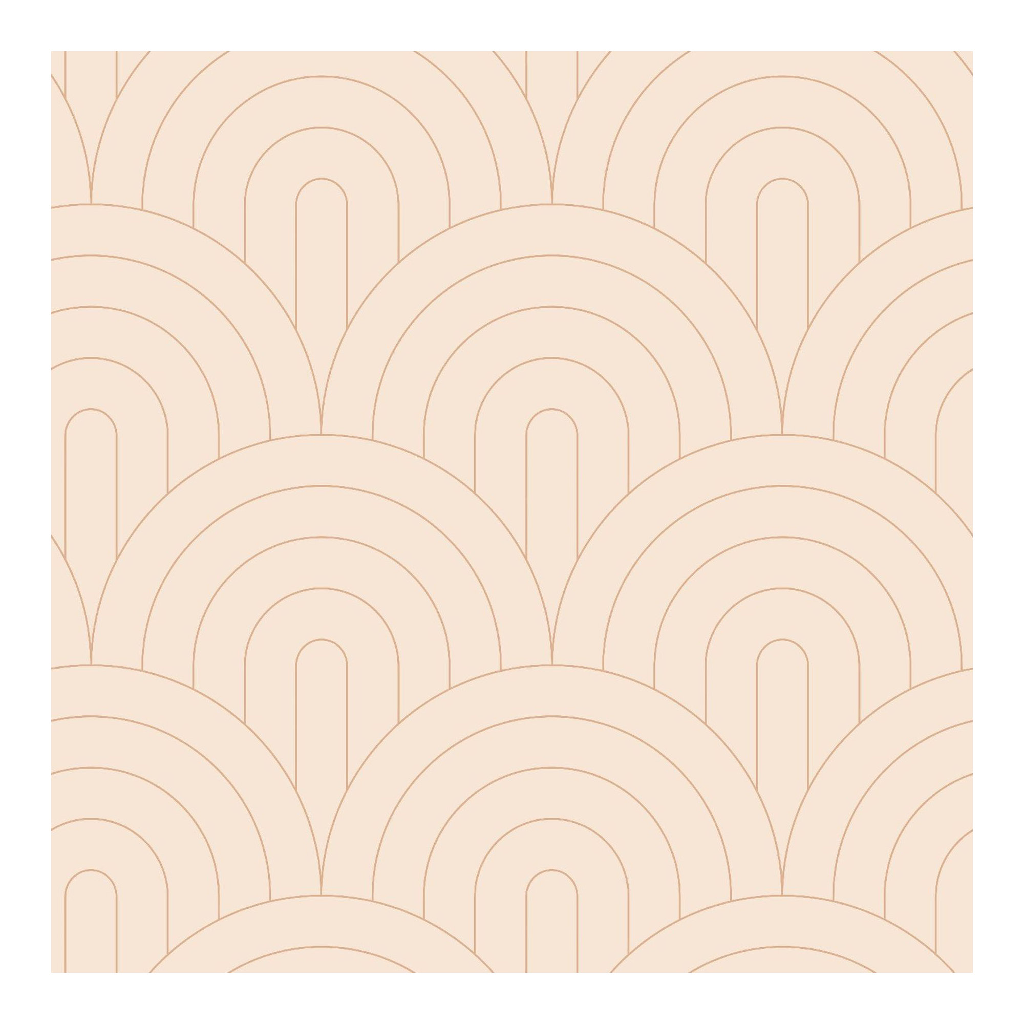 Rasha Modern Geometric Wallpaper, Pink