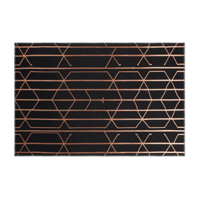 Trellis Purple Indoor and Outdoor Area Rug