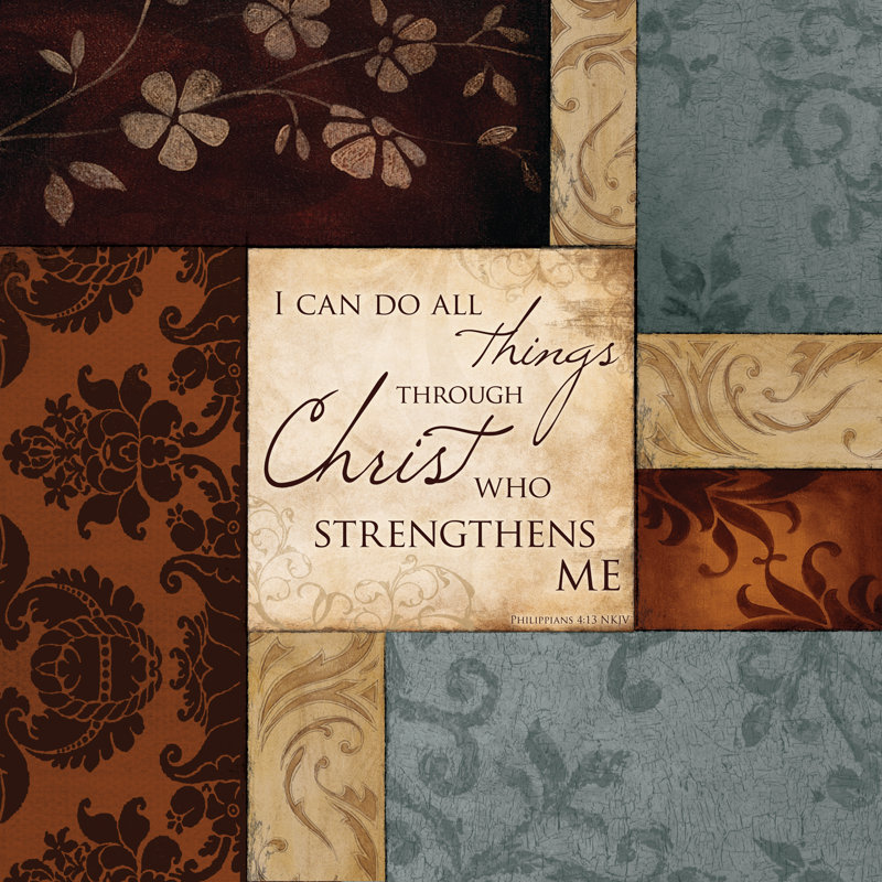 All Things Christ 3 - Wrapped Canvas Print, 30cm H x 30cm W x 3.8cm D