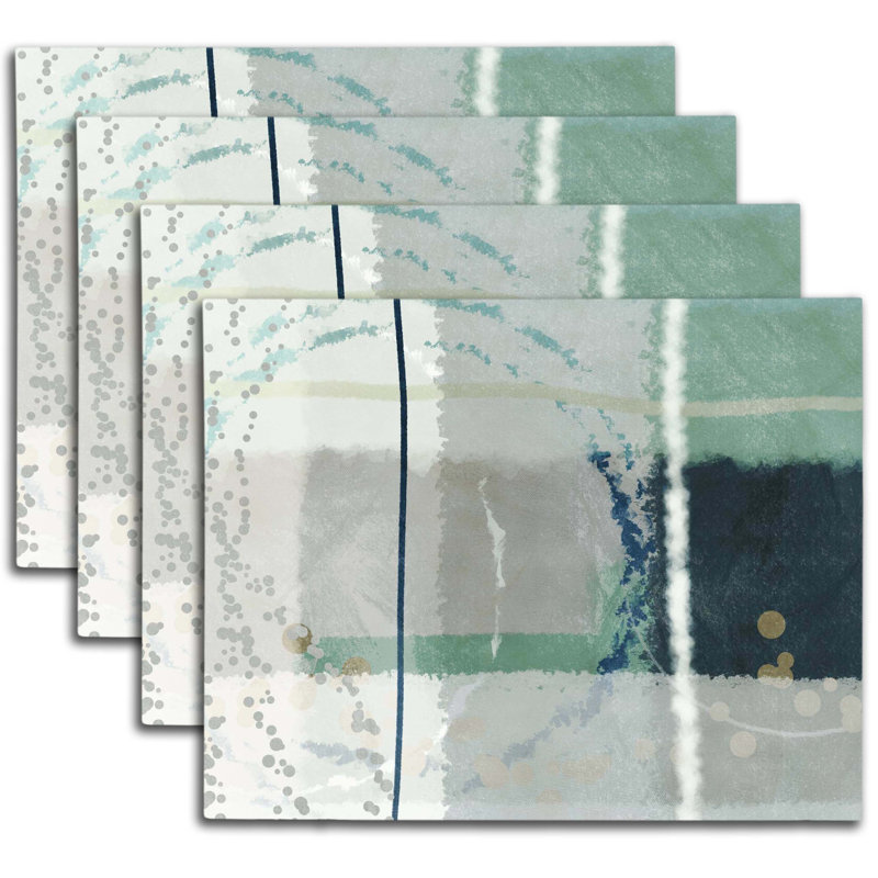 Ensemble de 4 napperons invitants Irresistible Modern Designer