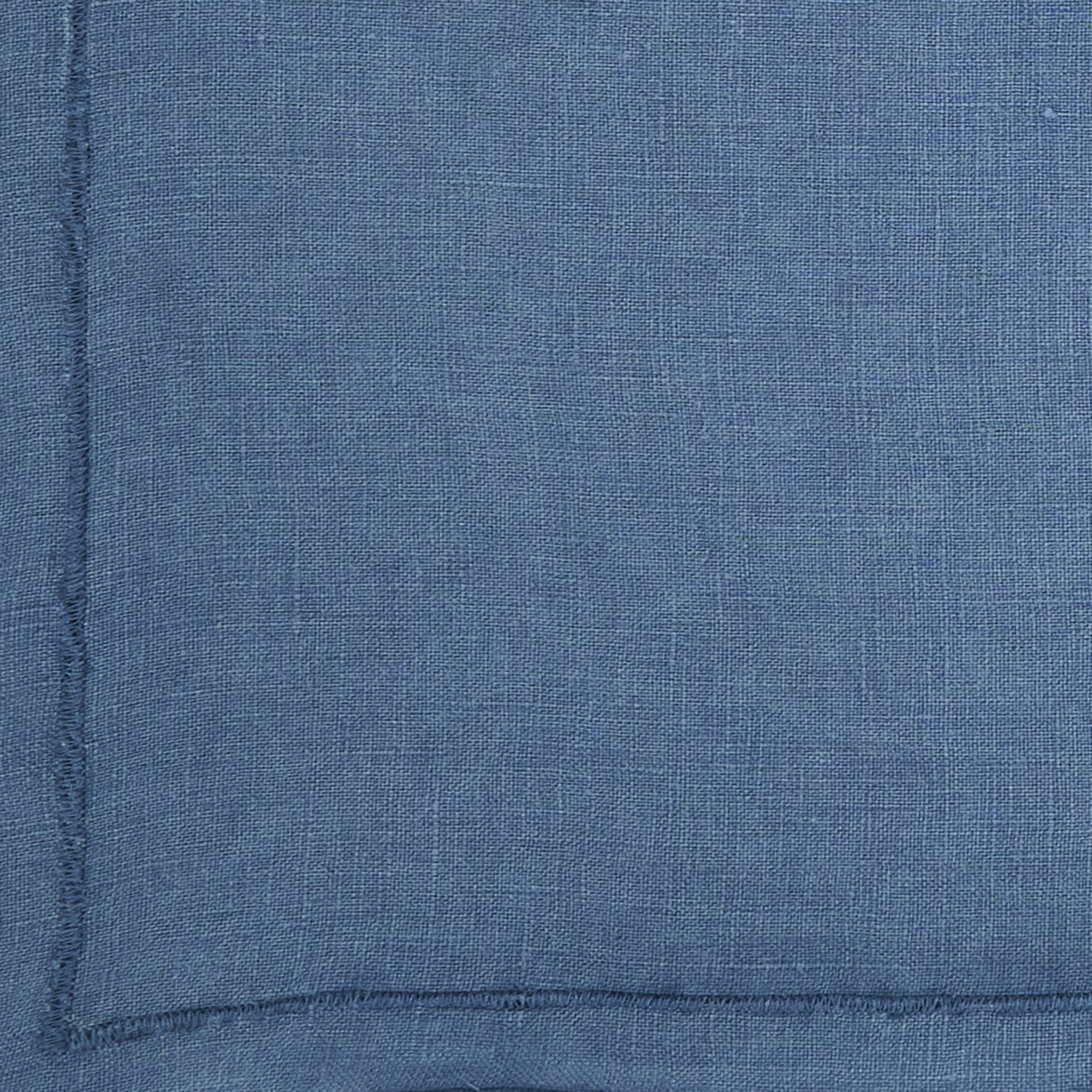 Stonewashed Overlock Edge Placemat (Set of 4), Navy