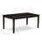 7 Piece Dining Set Consist of a Rectangle Dining Table with Pedestal and 6 Faux Leather Kitchen Room Chairs, Cappuccino