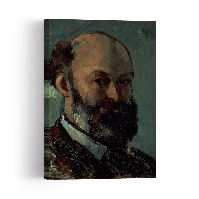 Autoportrait abstrait contemporain - Impression d'art mural, H 60 po x l 40 po
