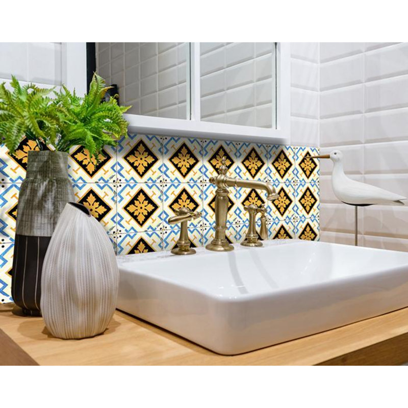 Abstract Tile Decals, 6" x 6"