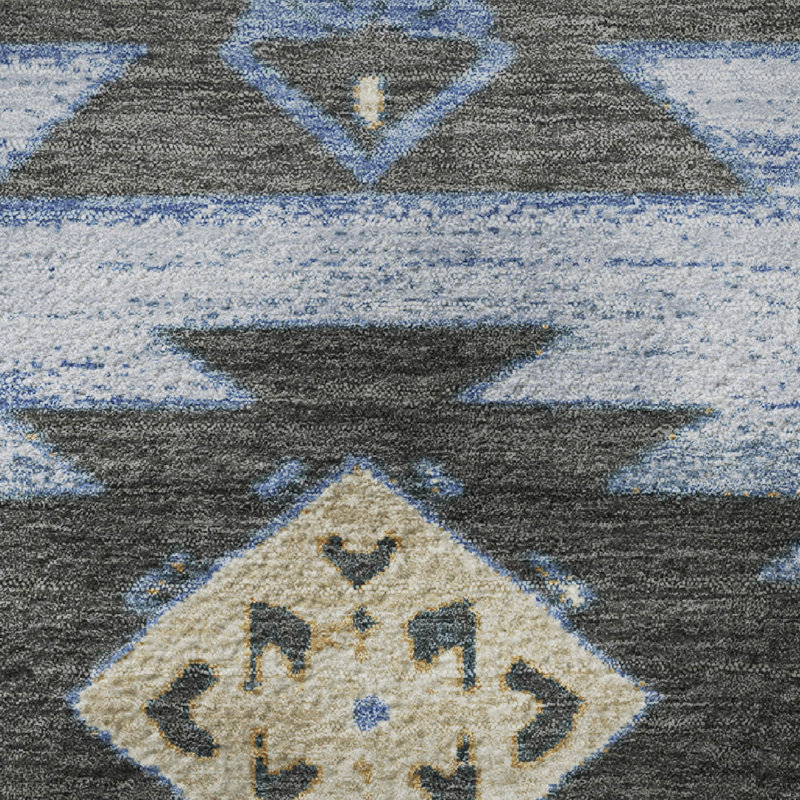 Premium Machine Washable Mayfield AMF1945 Tribal Rug, Rectangle 10' x 14'
