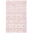 Noor Damask Handmade Tufted Wool Dark Pink/Ivory Area Rug-1172874556