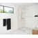 Venus 32 in. x 86.75 in. Fully Frameless Arched Single Fixed Shower Panel