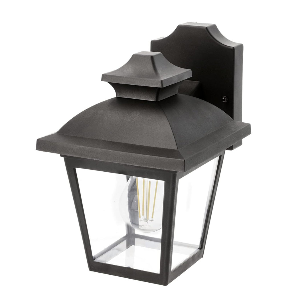 Matte Black 24.5cm H Outdoor Wall Lantern