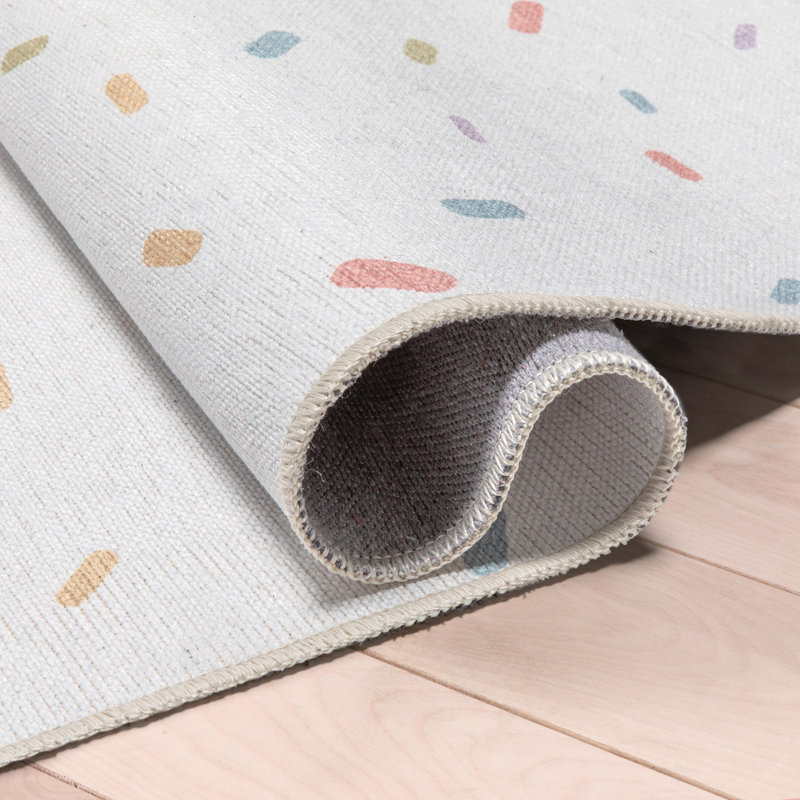 Kehr Kids Rugs Sprinkles Modern Multi Color Area Rug, Rectangle 6' x 9'