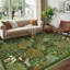 Tapis lavable pour salon, jeté de lit à motifs floraux et animaux de la jungle, pour chambre à coucher-1321293456-1321293462