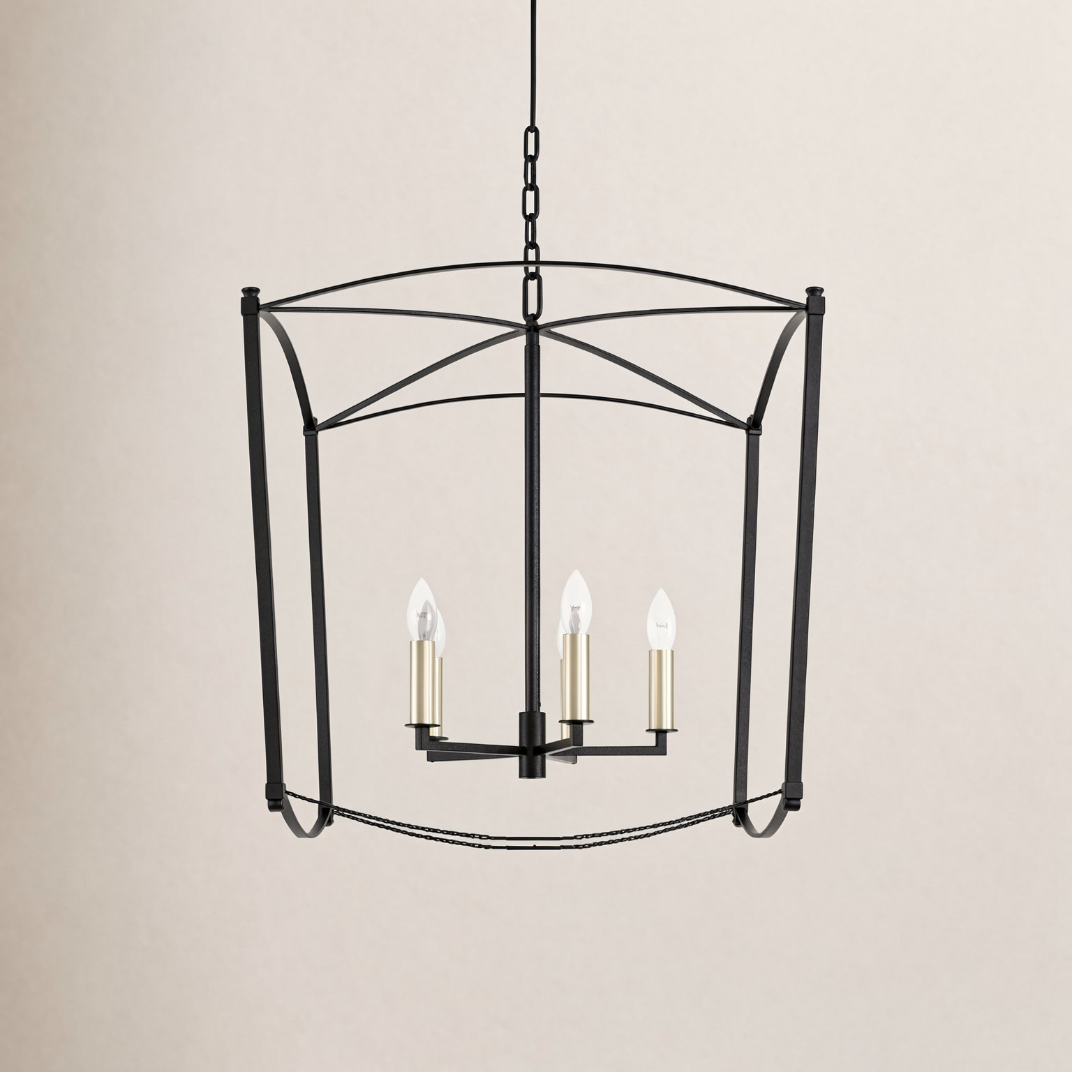 Olive 5-Light Chandelier, Smith Steel