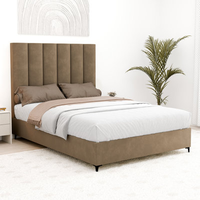 Lit plateforme tapissier Alisiana