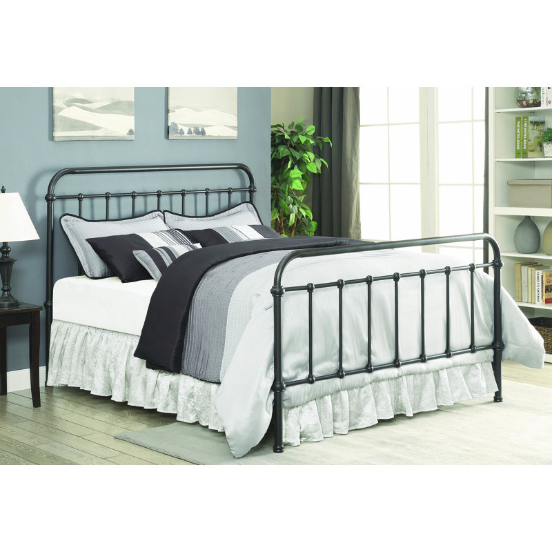 Otteridge Metal Standard Bed, Twin, Black