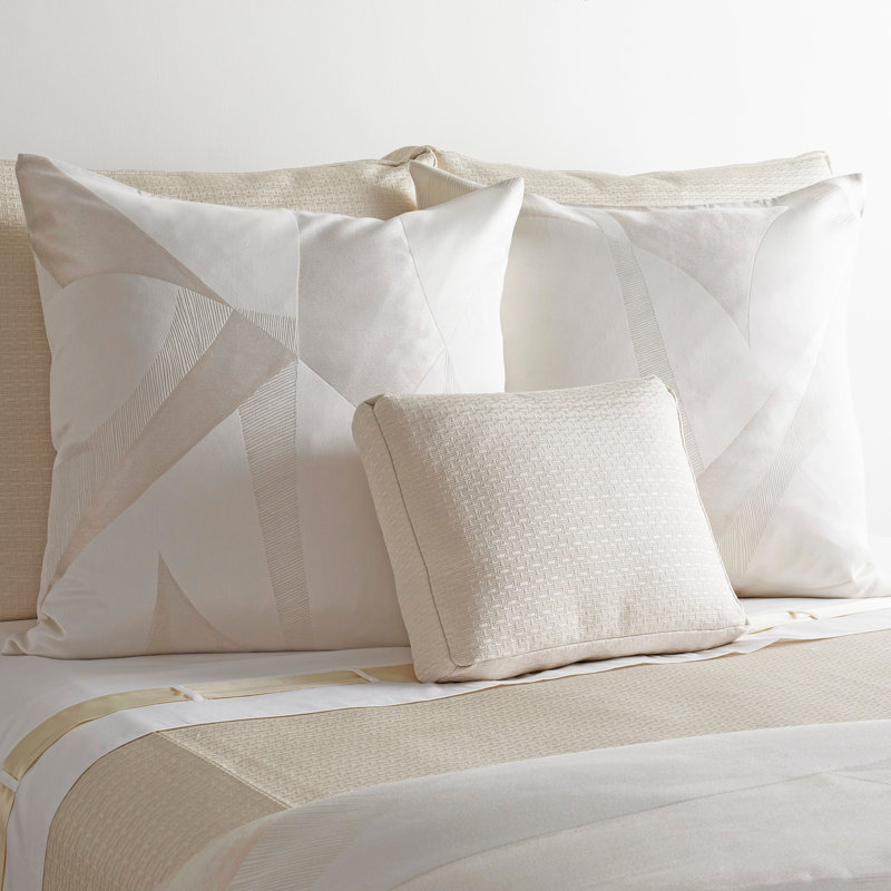 Clio Pillow Sham, Euro, Pearl