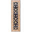 Tapis bleu foncé Chobi Finest 2 pi 8 po x 9 pi 10 po