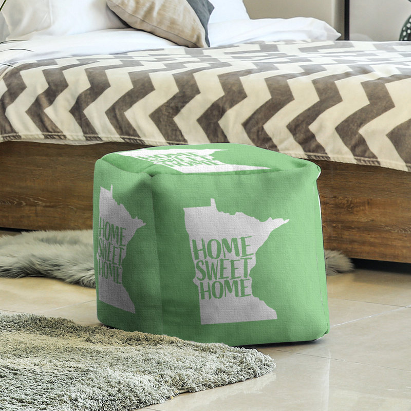 Repose-pieds à cubes minnesota de the home, Vert