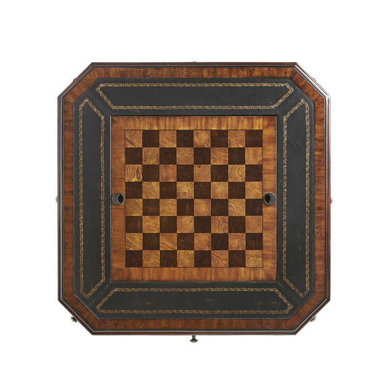 34" Choate Chess/Backgammon Table in Octagonal