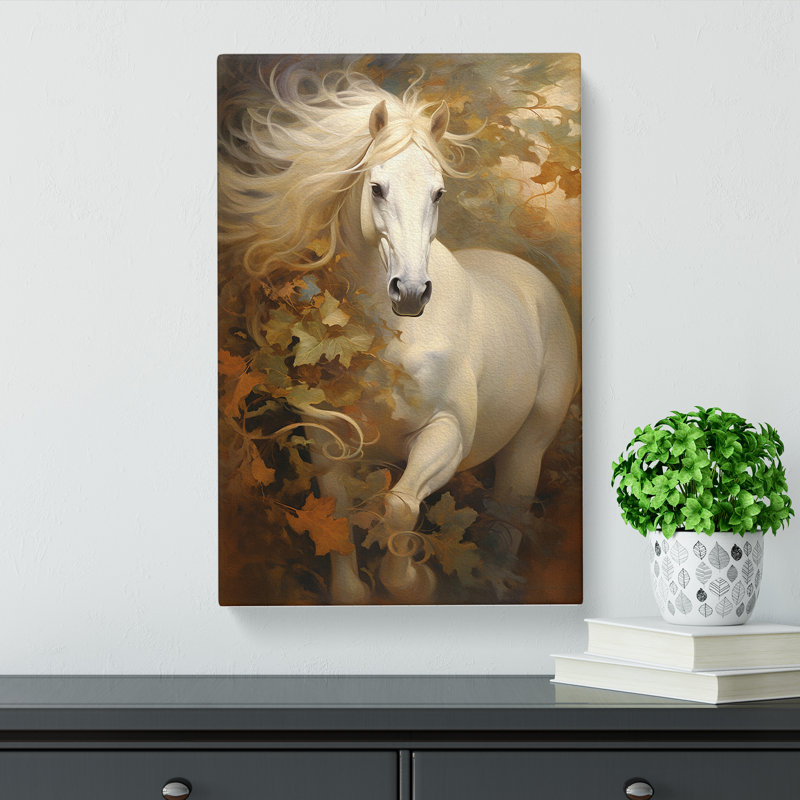 Horse Symbolism No.2 - Wrapped Canvas, 60cm H x 40cm W x 3cm D