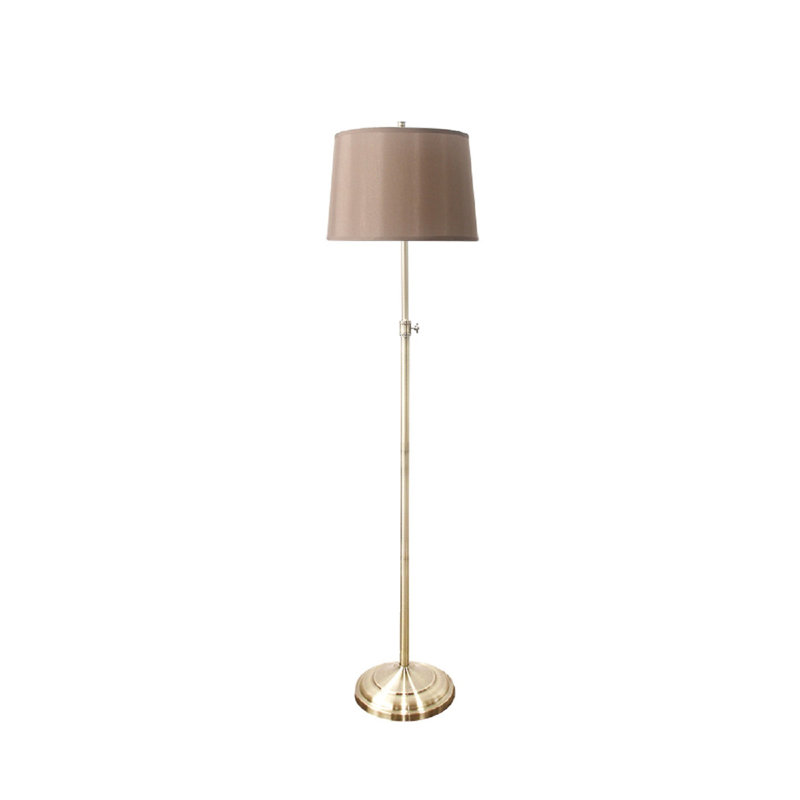Lampe sur pied 61,75 po Encanto, Laiton antique, Champagne