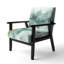 Maichael - Upholstered Mid-Century Accent Arm Chair