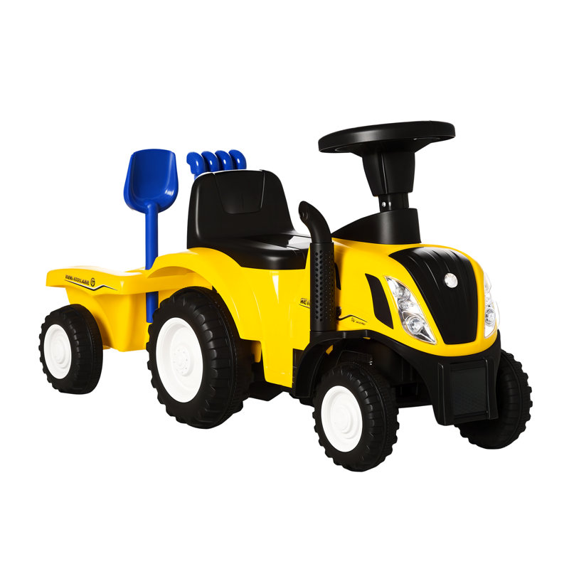 Freeport Park Push/Pull Ride On, Yellow