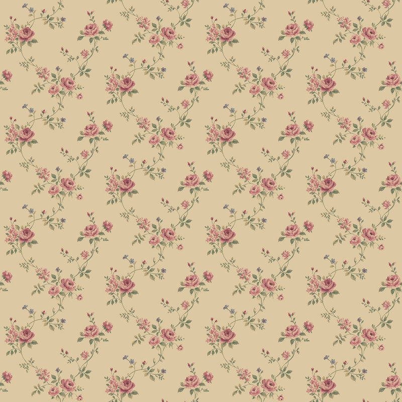 Santa Marina 10m x 53cm Matte Wallpaper Roll, Pink/Beige
