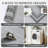 Farmhouse Braided Print Machine Washable Rug with Rubber Backing Soft Stain Resistant Non Shedding Carpet for Living Room Bedroom Dining Room-697866077-697866076