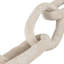 Objets décoratifs Poterie Ecomix sculpturale enchaînée à forme de chaîne Bureau Chambre à coucher Salon Décontracté Maison Tendance Décoration Pièce décorative - 1 po blanc