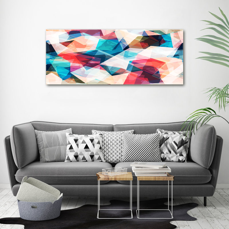 Mosaic Abstraction - Wrapped Canvas Print
