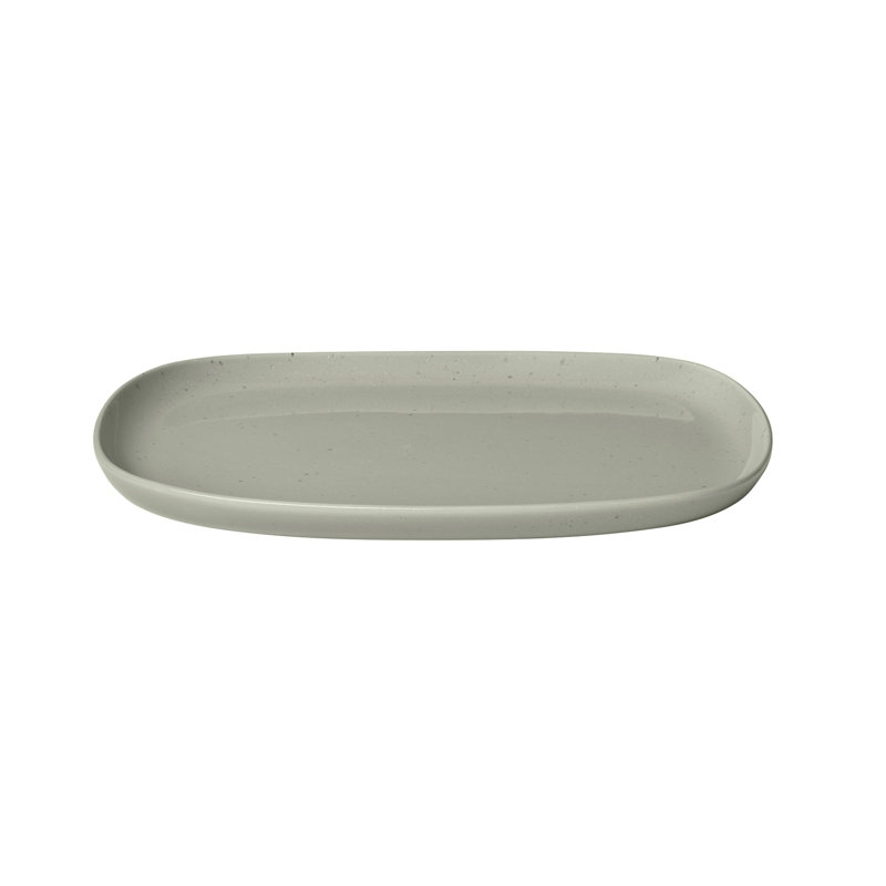VAHLO Stoneware Dinner Plate, Gray