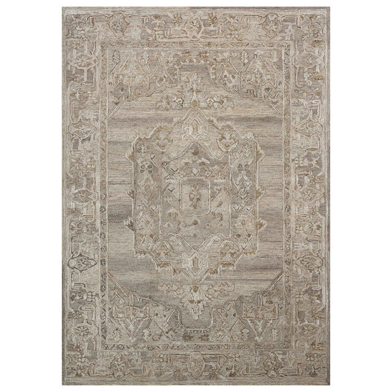 Vestige Oriental Design Hand-Tufted Camel Area Rug, Rectangle 9' x 13'